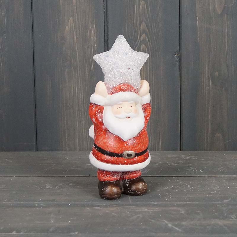 Santa With Light Up Star detail page